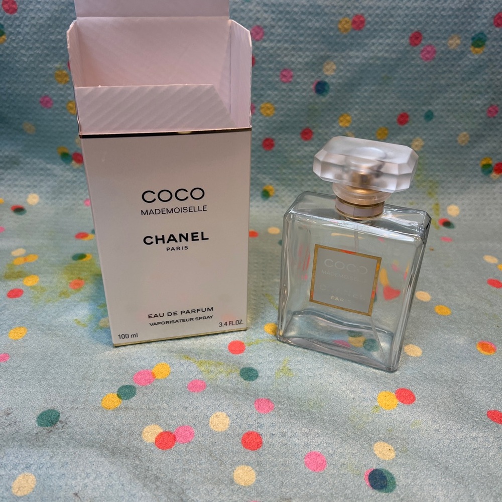 Coco Mademoiselle box with inside and bottle. EMPTY!